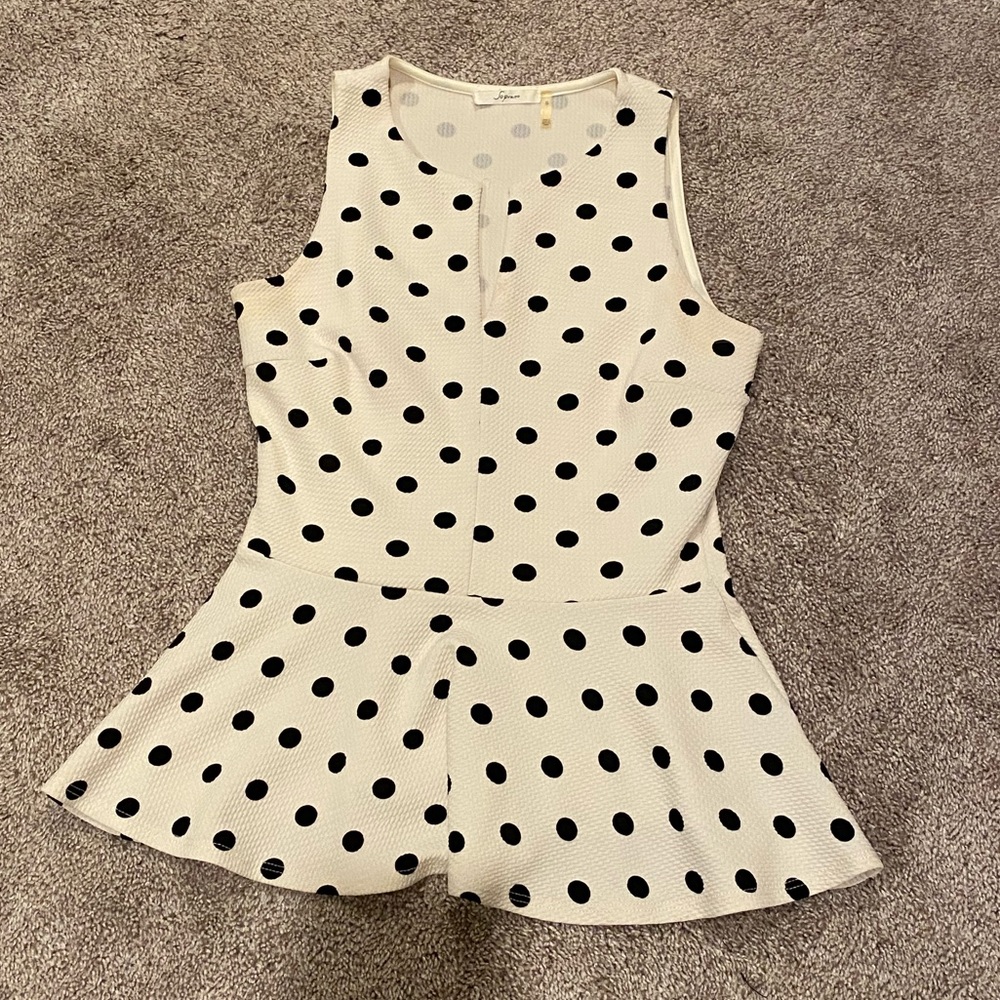 Soprano peplum top